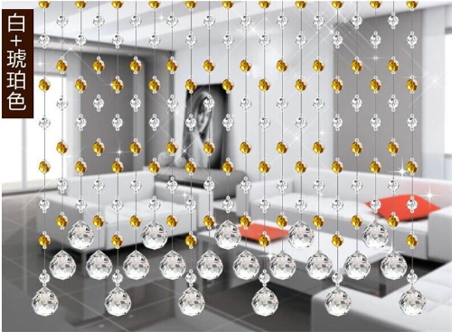 灵泉装饰推出高端水晶珠帘新品：诠释奢华家居空间的设计美学(图1)