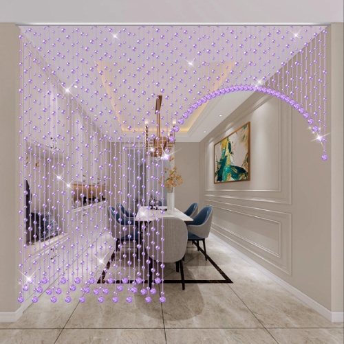 灵泉装饰推出高端水晶珠帘新品：诠释奢华家居空间的设计美学(图2)