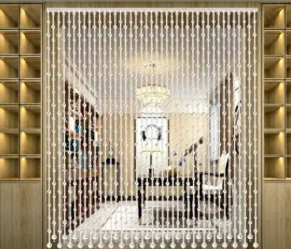 家居必知：水晶帘子珠、窗帘提升风格的秘密(图2)