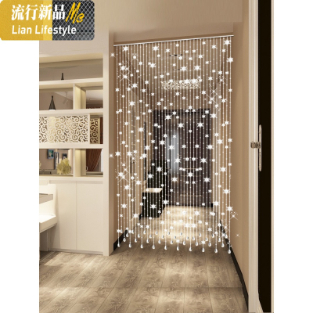 水晶帘子珠、窗帘如何点亮家居？创意设计全揭秘(图2)