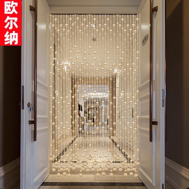 中式轻奢居家案例：高端水晶帘子珠呈现东方与现代融合(图2)