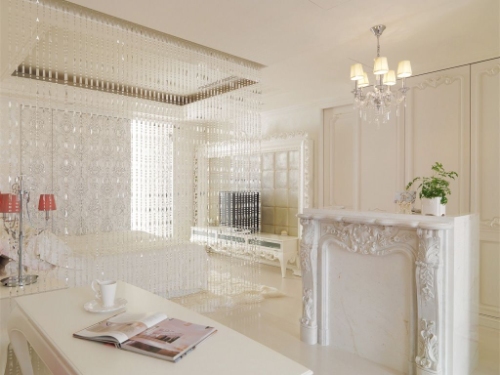 水晶帘子珠窗帘如何提升家居格调？诀窍全在这！(图3)