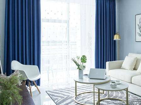 灵泉装饰：北欧风家居的温柔边界，水晶帘与窗帘的极简定制美学(图1)