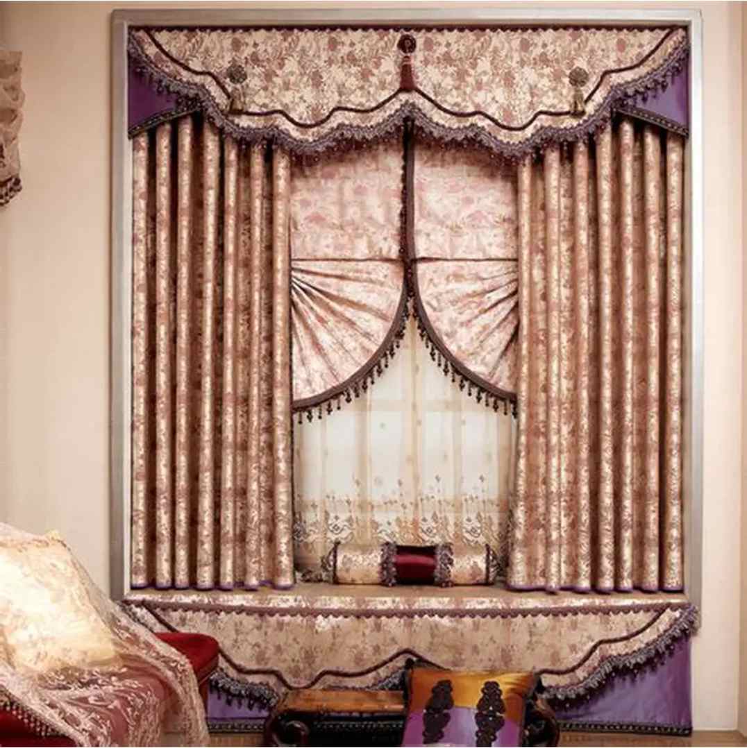 推荐中式窗帘:优雅与传统的完美结合(图2) 推荐中式窗帘:优雅与传统的完美结合(图2)