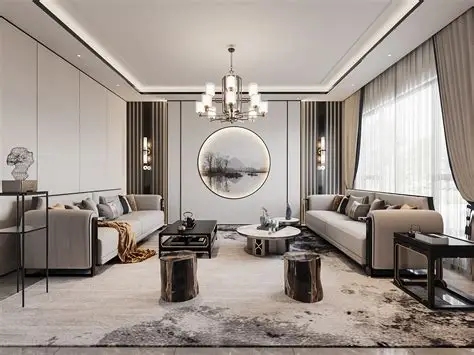 把家变成“会呼吸”的茶室:新中式窗帘+中式家具,一坐下就静了(图1) 把家变成“会呼吸”的茶室:新中式窗帘+中式家具,一坐下就静了(图1)